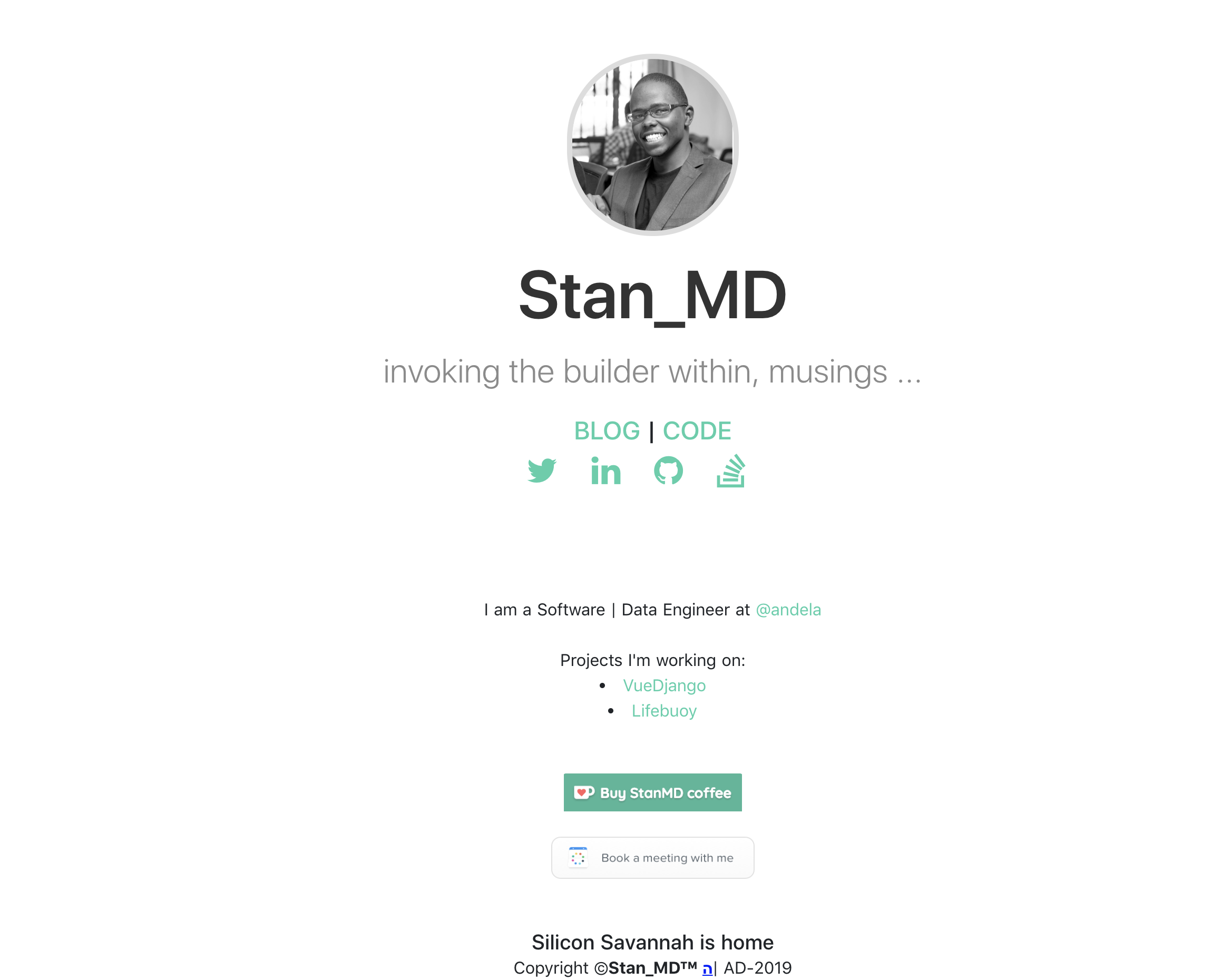 stanmd.tk home page
